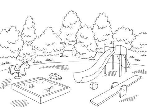 Playground Drawing Pictures, Images and Stock Photos.